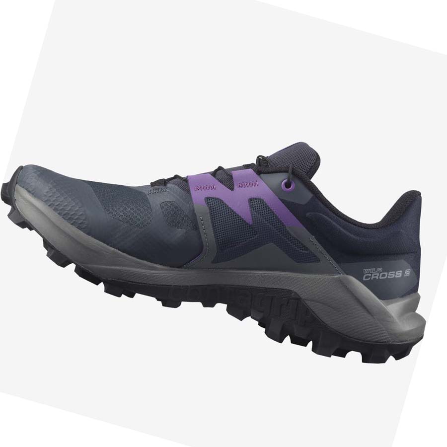 Salomon WILDCROSS 2 Trail Futócipő Női Lila | HU 2845JPQ